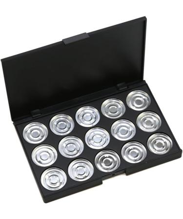 Didiseaon 15 Empty Cosmetic Case Travel Makeup Case Empty Eyeshadow Palette Estuche De Maquillaje Silver - Buy Online on GoSupps.com