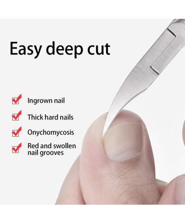 Nail Trimmer Nail Cuticle Pliers Nail Clipper Use Solon for Fingernails and Toenails Dead Skin Removal (4#17mm Blade) 4#17mm blade 4#17mm blade - Buy Online on GoSupps.com