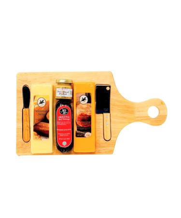 Gourmet Cheese and Meat Board Gift Basket Box Set - Buy Online on GoSupps.com