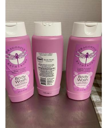 Dragonfly Body Wash Lavender (3 EA 16 Oz)