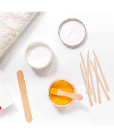 Hestya 600 Pieces Wax Applicator Sticks for Hair Removal and Eyebrow Body Waxing - Wood Craft Spatulas for Precise Application (Style Set 2) - Buy Online on GoSupps.com