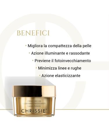  CHRISSIE COSMETICS Chrissie 24-carat Gold Brightening and Firming Cream 50 ml - Buy Online on GoSupps.com