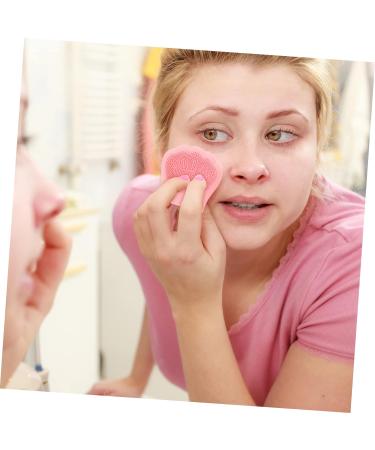 FOMIYES 8 Pcs Rabbit Ears Facial Brush Face Cleaner Face Massager Hand Held Massager Handheld Massagers Facial Cleansing Brush Facial Cleaning Brush Pore Brush Household Miss Silica Gel Light Pinkx2pcs 7.5x7.5cmx2pcs - Buy Online on GoSupps.com