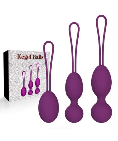 Kegel Ball for Tightening - Doctor Recommended Kegel Exercise Weights for Women & Pelvic Floor Exercises for Beginners & Advanced Strengthens Pelvic Floor and Resolves Incontinence(3-Piece Set)