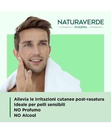 Naturaverde Pharma Aftershave Stick for Men | 100% Natural Alaun di Rocca | Sensitive Skin | 90g - Best Post-Shave Care - Buy Online on GoSupps.com