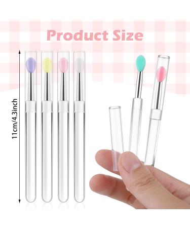 Lusofie Silicone Lip Brush Set - 6pcs Reusable Applicators for Lip Mask, Lipstick, and Gloss - Buy Online on GoSupps.com