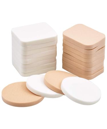 Fodlon Face Paint Sponge Set 20 Pieces Makeup Sponges Face Paint Sponge Set Sponge Puff Soft Foam Sponges