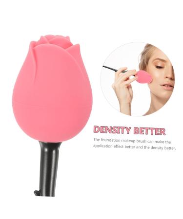 Angoily Rose Foundation Brush - Oval Makeup Brush for Flawless Blending | Creative Facial Tools - Buy Online on GoSupps.com
