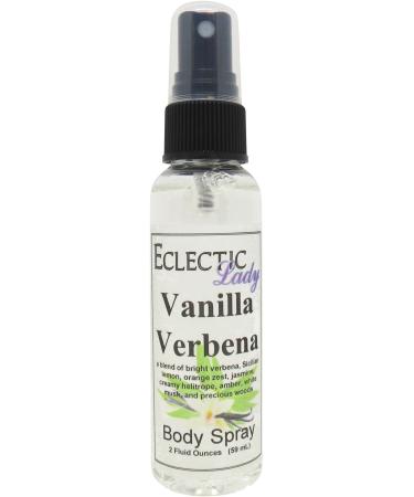 Vanilla Verbena Linen Spray 2 ounces - Eclectic Lady Sheet and Linen Spray - No Artificial Colors Parabens or Preservatives - Long-Lasting Scent for Bed Fabric & Pillow 2 Fluid Ounces