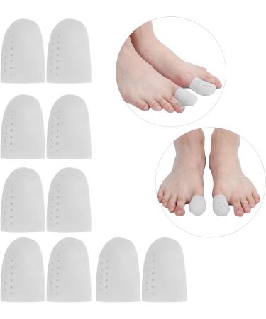 SEBS Toe Protector - Pain Relief & Prevent Squeeze/Abrasion - Average Size, Reusable (White) - Buy Online on GoSupps.com