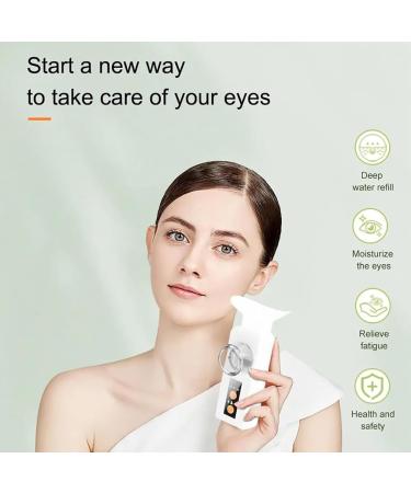 Eyes Spa Mist Sprayer Handy Nano Eye Mister 3 Gear Modes and Temp Adjustable Face/Eyes Dual Uses and Nano Atomization Technology USB Chargeable for Dry Eyes Moisturizing Hydration - Buy Online on GoSupps.com