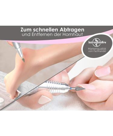 Diamond Grinder Milling Bit - Medium Grain for Callus Gel Acrylic & Natural Nails | Perfect for Nail Care - Buy Online on GoSupps.com