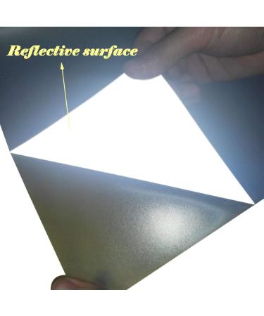 FUNKAKA Reflective Heat Transfer Vinyl Roll - 12x 10ft. Light Gray HTV for DIY T-Shirt Designs - Buy Online on GoSupps.com