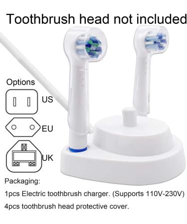 Buy Electric Toothbrush Charger for Oral B - Replacement Charger & Holders | Model 3757SJ | Travel-Friendly & Eco-Friendly - Buy Online on GoSupps.com