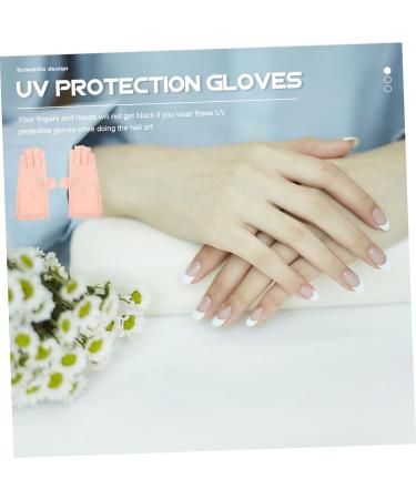 FOMIYES 4 Pairs Sun Protection Half Finger Gloves UV Shield Gloves Summer Gloves UV Prevention Gloves Salon Nail Art Tools Skin Protective Gloves Accessories Pink Ultra Thin Miss Nylon - Buy Online on GoSupps.com