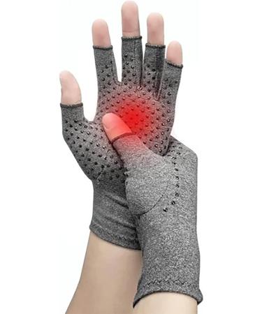 Fabater Half Finger Bike Gloves for Men - Elastic Compression Arthritis Gloves - Anti-Slip Daily Health Care for Mountaineering (L) - International Shipping Available - Buy Online on GoSupps.com