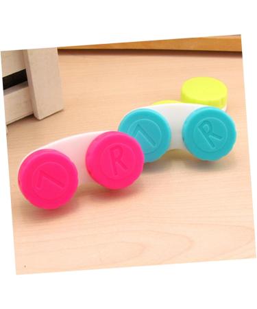 LALAFINA 12-Part Contact Lens Case Set | Durable Storage Container for Contact Lenses | Ideal Lens Holder & Organizer - Buy Online on GoSupps.com