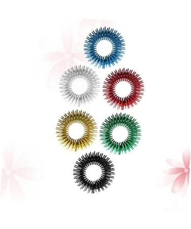 Fomiyes 18 STK Stress Reduction Toys - Decompression Akupressure Rings for Kids & Adults - Relief for Fingers & Hands - Buy Online on GoSupps.com