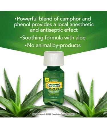 Campho-Phenique Antiseptic Liquid 3/4 oz (Pack of 2) - Effective Antiseptic Treatment - Buy Online on GoSupps.com