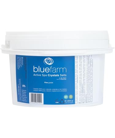 BLUE FARM | Active Spa Crystals Salts 3.800 gr: Fine crystals of salts from the Dead Sea in a bucket 3800 gr - Buy Online on GoSupps.com