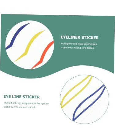 DRESSOOS 4Sets Creative Eyeliner Sticker Paper Eyeliner Sticker Eye Line Sticker - Buy Online on GoSupps.com