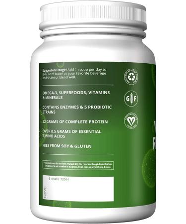 MRM Veggie Meal Replacement Vanilla Bean 3 lbs - Plant-Based Protein Shake - Buy Online on GoSupps.com