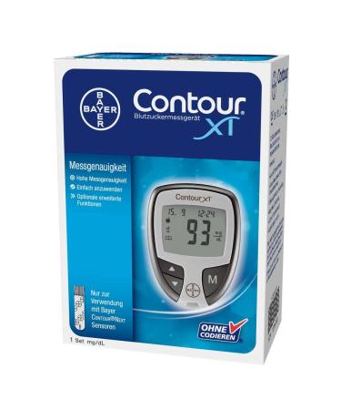 Buy Bayer CONTOUR XT Blood Glucose Meter Set - Accurate mmoll/l Testing with Lancets & Lancing Device | Fast International Shipping - Buy Online on GoSupps.com