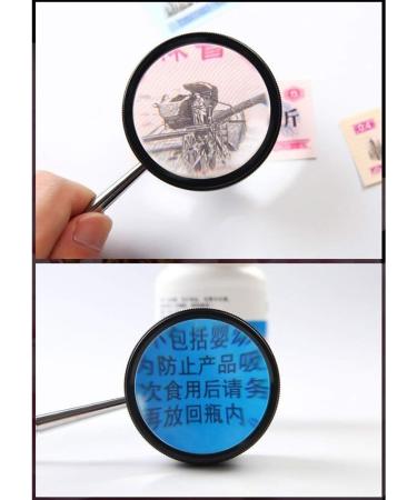 HD Old Man Reading Maintenance Identification Multifunctional Handheld Magnifying Glass Optical Glass Double Lens Good Times - Buy Online on GoSupps.com