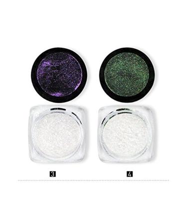 Kads Nail Powder & Glitter Set - 4 Box Sets for DIY Nail Art | Mirror Effect Pigments & Glitters for Stunning Nails - International Shipping Available - Buy Online on GoSupps.com