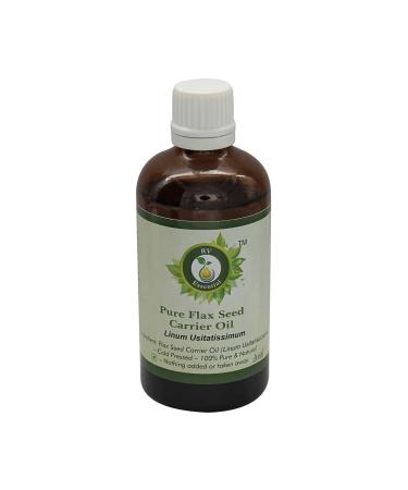 Flax Seed Oil Linum Usitatissimum Pure Flax Seed Oil Unrefined For Hair To Cook 100 Pure Cold Pressed Flax Seed Oil Flax Seed Oil 5ml 0169oz By R V Essential 5ml 0169oz