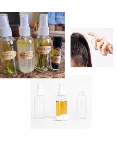 HAMIGGAA 30-Pack 1oz Clear Plastic Fine Mist Spray Bottles - Refillable Travel Size for Cleaning, Hairspray, Essential Oils - Buy Online on GoSupps.com