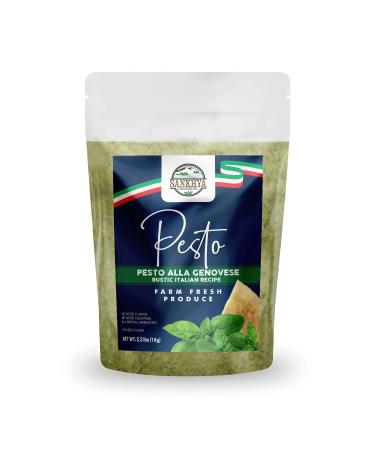 Farm Fresh Italian Basil Pesto Pasta Sauce & Salad Dressing (1.1lb) - Low Sodium, Premium Quality - Buy Online on GoSupps.com