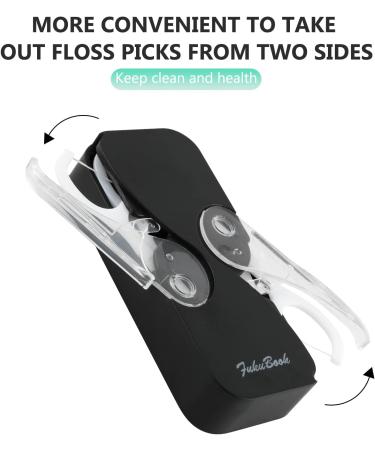 Portable Dental Floss Dispenser | Upgrade Automatic Travel Case & Organizer | Refillable Dental Holder (4 Pack) for Tooth Cleaning - Buy Online on GoSupps.com