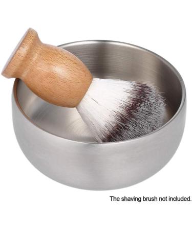 Healifty Stainless Steel Shaving Bowl with Lid | Shaving Soap Bowl for Shop & Bathroom | 11x11x6.5 cm - International Shipping Available - Buy Online on GoSupps.com