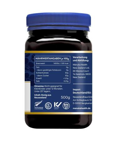 Buy Manuka Health MGO 400+ & MGO 100% Pure Manuka Honey Bundle - 500G | Premium New Zealand Honey with Certified Methylglyoxal - Buy Online on GoSupps.com