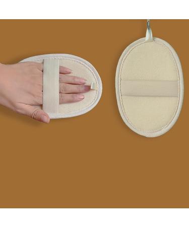 Exfoliating Loofah Sponge | Large Body Scrubber for Spa & Shower | Ideal for Men & Women - Buy Online on GoSupps.com