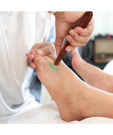 EXCEART Wooden Foot Massager Stick - Acupuncture Massage Tool for Feet Legs Neck & Back (Brown) - 14x1.7x1.7CM | International Shipping Available - Buy Online on GoSupps.com