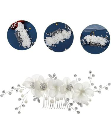 Didiseaon Flower Side Hair Comb Rhinestone Hair Comb Hair Jewels for Women Bridal Headdress Rhinestone Headpiece Bridal Headpiece Tiara Wedding Rhinestones Bride Accessories - Buy Online on GoSupps.com