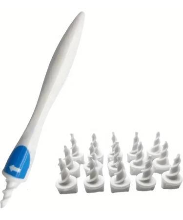 Soft Silicone Ear Wax Remover Tool - Reusable Kit with 16 Replacement Heads for Easy Ear Cleaning & Care - Buy Online on GoSupps.com