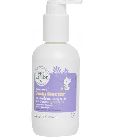Bee Nature Baby Body & Face Moisturizing Lotion Organic Medical Honey Relieves Rashes Eczema Suitable for Newborns Children with Dry - 6.7 Oz