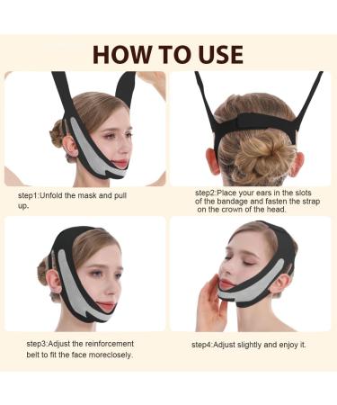 Buy Graphene V-Line Mask & Chin Strap for Women - Sleep Support & Jaw Exerciser | Shop Internationally - Buy Online on GoSupps.com