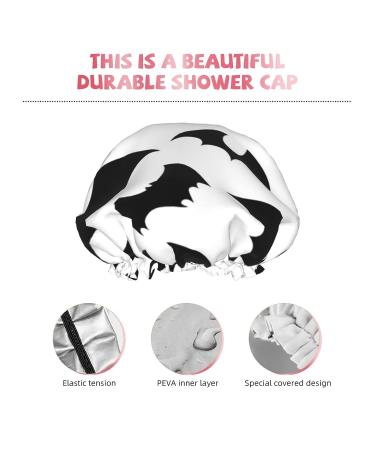 Halloween Bats Printed Waterproof Shower Cap for Women - Fits All Head Sizes and Hair Textures - Buy Online on GoSupps.com