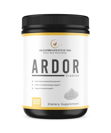 Awesomelifestyle360 Next Gen Nutrition Ardor Sports Nutrition Creatine Performance Enhancement Increased Energy Supports Muscle Growth - 300 Gram (10.58 oz)