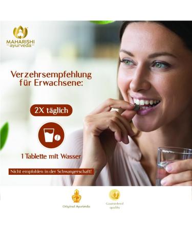 Maharishi Ayurveda Guggul 400mg - Non-GMO Ayurvedic Supplements | 60 Tablets Pack | Laboratory Tested Natural Health Benefits - Buy Online on GoSupps.com