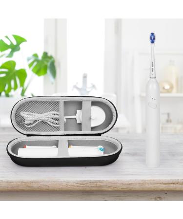 LOPHE Electric Toothbrush Travel Case Dustproof Toothbrush Storage Holder Portable Toothbrush Protective Cover Bag Electric Toothbrush Case Container for Business Camping Travel Black - Buy Online on GoSupps.com