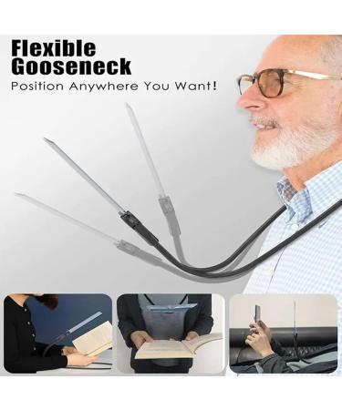 Glass for Reading | Hands Free Large Clear 5X Glass Full Book Page Loupe - for Reading Small Prints & LowVision Seniors - Buy Online on GoSupps.com