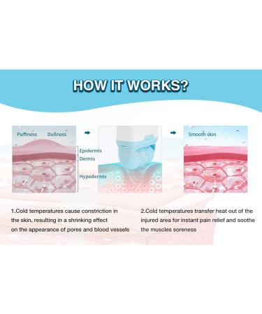 Ice Scooter for Face & Neck - 2-in-1 Double-Sided Roller for Swelling Relief - Anti-Fold Tool for Women - Buy Online on GoSupps.com