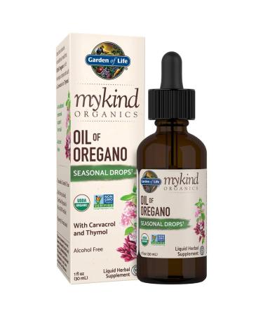 Garden of Life MyKind Organics Oil of Oregano Seasonal Drops 1 fl oz (30 mL)
