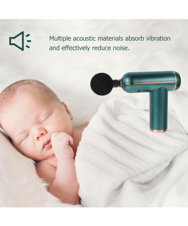 Fascia Gun Set - USB Charger Muscle Relaxation Device for Deep Tissue Massage | Portable Green Massage Tool 14x14x4.3cm - Buy Online on GoSupps.com
