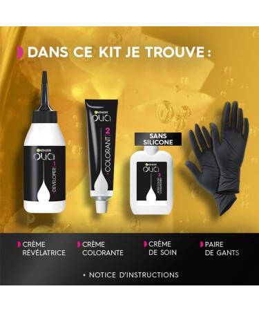 Garnier Permanent Hair Color - Ammonia Free - With Natural Flower Oils - Ultra Light Polar Blonde (10.1) - Olia - Buy Online on GoSupps.com